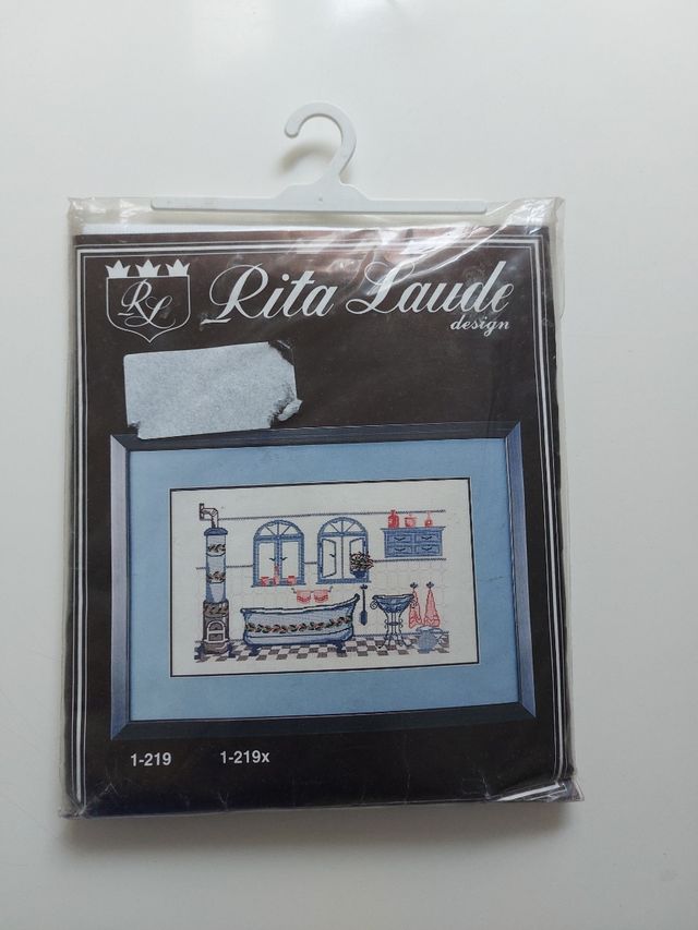 Schema punto croce - bagno