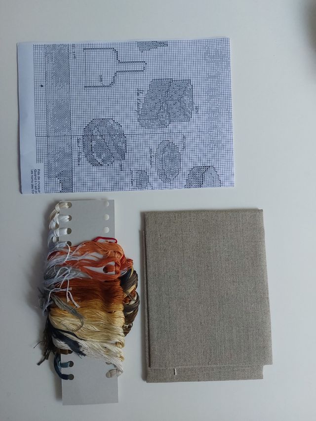 Schema punto croce - formaggi