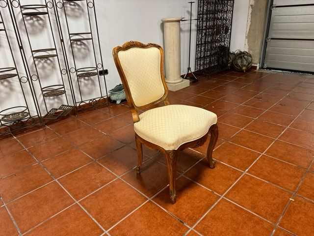 Silla estilo Luis XV