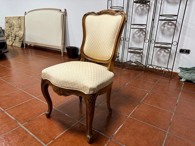 Silla estilo Luis XV