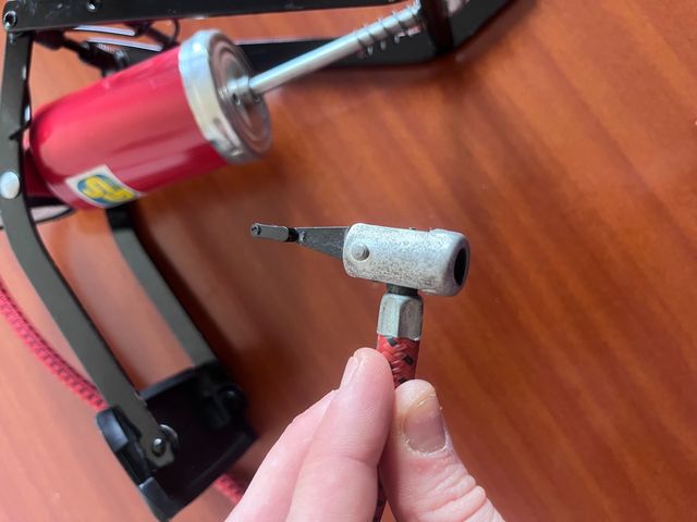 Bomba de aire de pie para ruedas