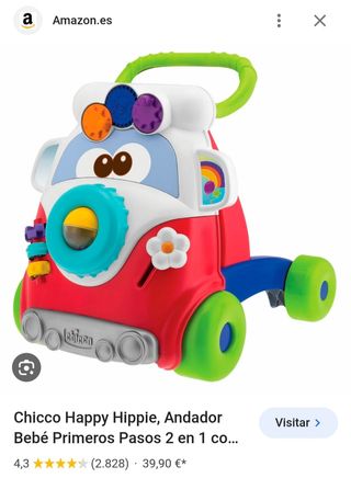 Andador Chicco Happy Hippie NUEVO