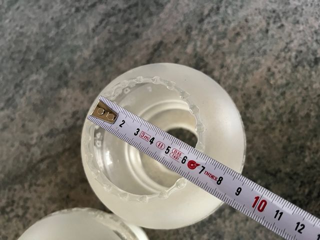 tulipas de cristal para lámpara