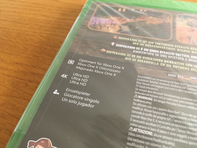 Desperados III para Xbox one, PRECINTADO.  ENVIO