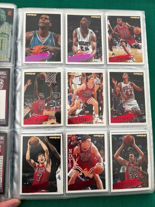 Fleer basketball NBA 94/95 ALBUM E CARDS