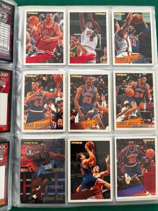 Fleer basketball NBA 94/95 ALBUM E CARDS