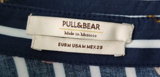 Camisa larga Pull & Bear, talla 38