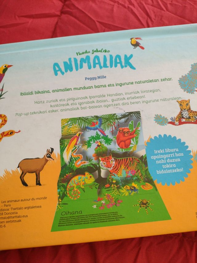 Libro euskera Animaliak