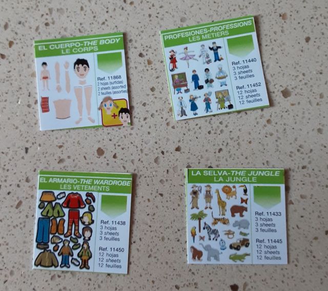 Recortables casas de muñecas