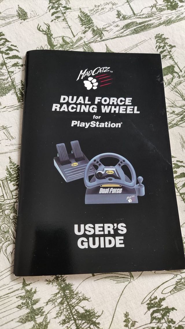 Instrucciones volante MadCatz Dual Force PSX