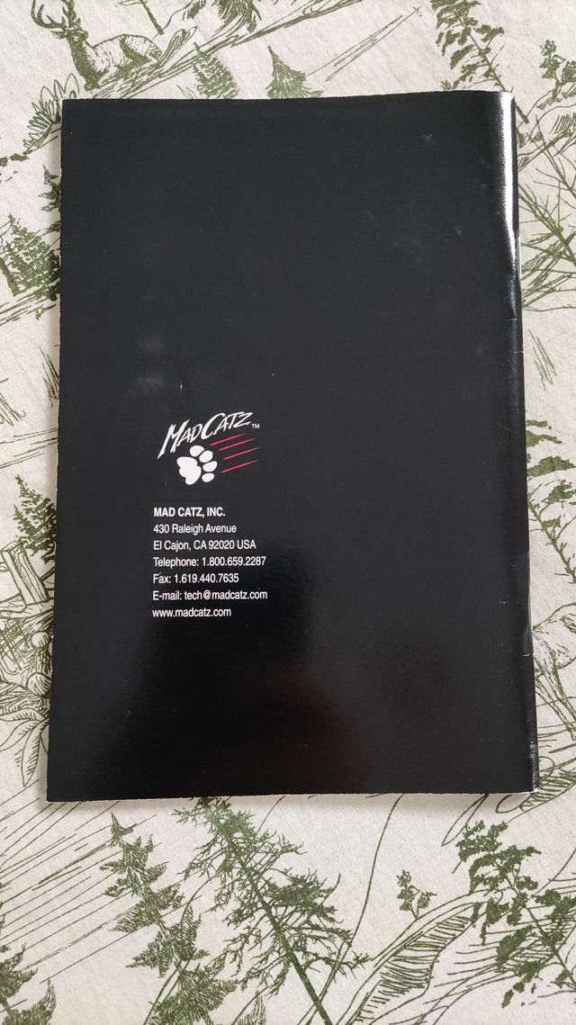 Instrucciones volante MadCatz Dual Force PSX