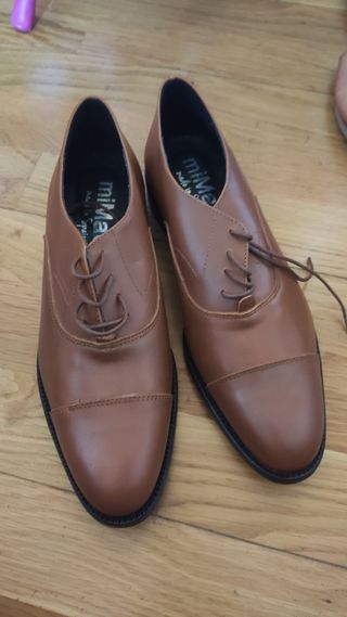 Zapatos oxford cordones piel mimao 38