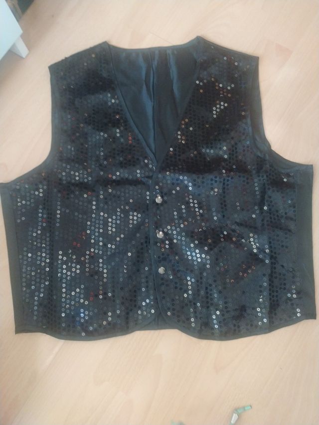 Chaleco lentejuelas nuevo
