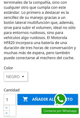 Manos libres para el coche