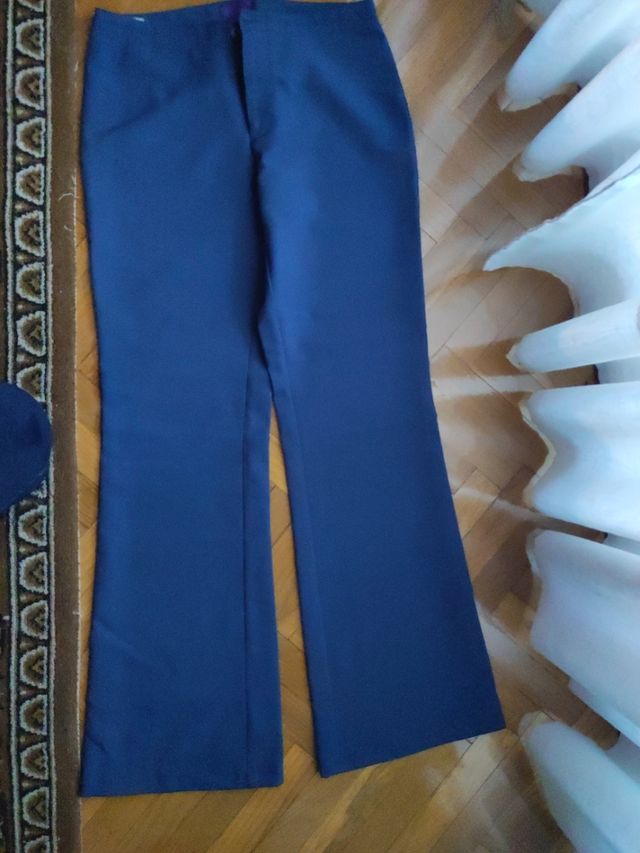 Pantalón de vestir azul