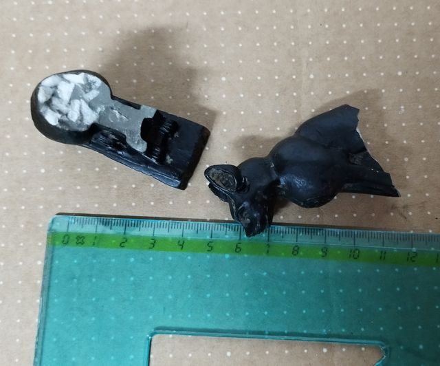 Decorazione Acquario Egitto Statuina divisa a metà