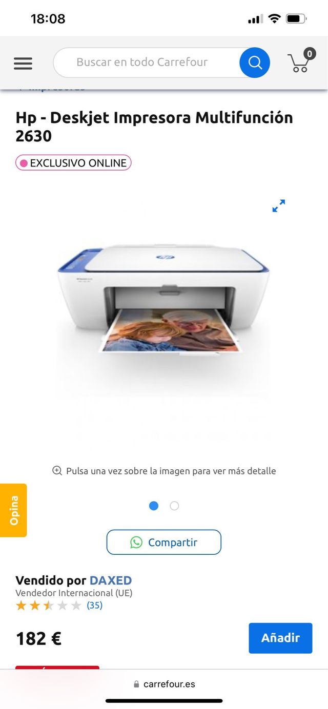 Impresora multifunccional hp deskjet 2630