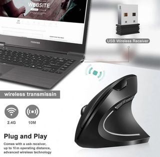 RATÓN ERGONÓMICO INALÁMBRICO