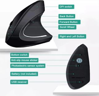 RATÓN ERGONÓMICO INALÁMBRICO