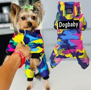 Tuta per cani impermeabile tg  XXL misura cm 38