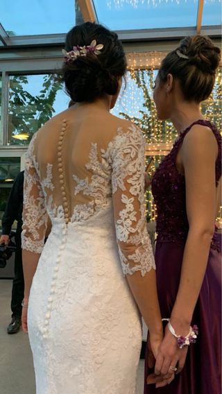 Vestido novia sirena