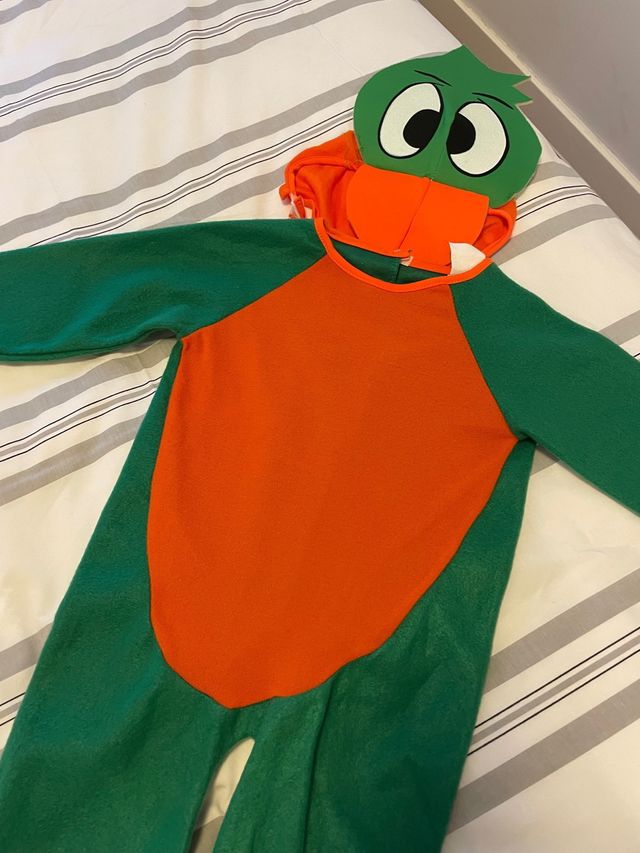 Disfraz infantil de pato