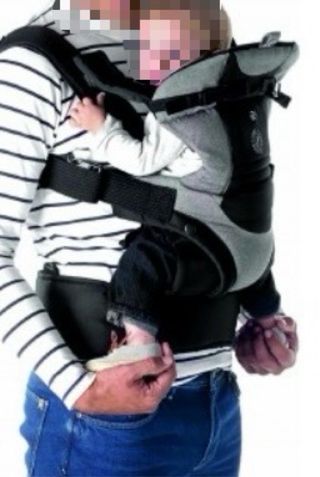 Mochila Jané tipo canguro de bebé
