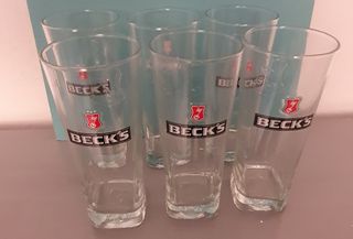 Bicchieri birra beck's 6 pz