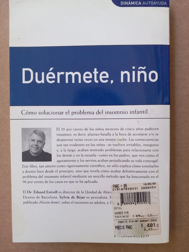 Libro: "Duérmete niño"