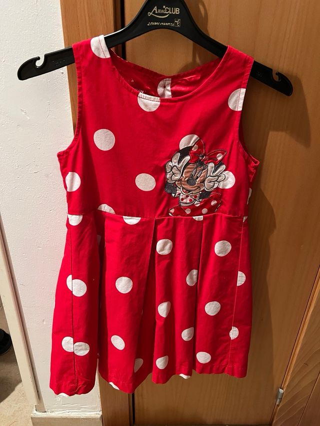 Vestido Minnie talla 6años/disfraz