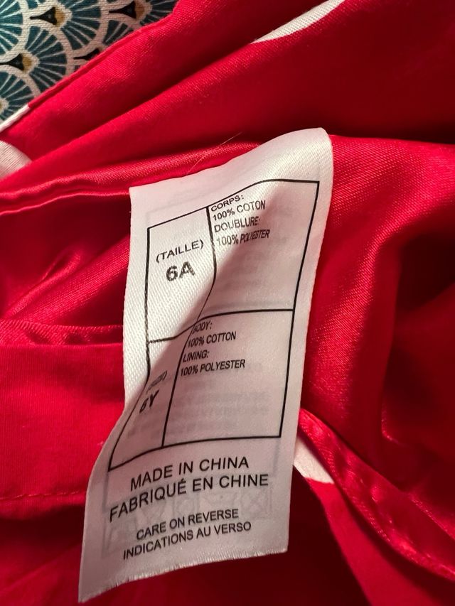 Vestido Minnie talla 6años/disfraz