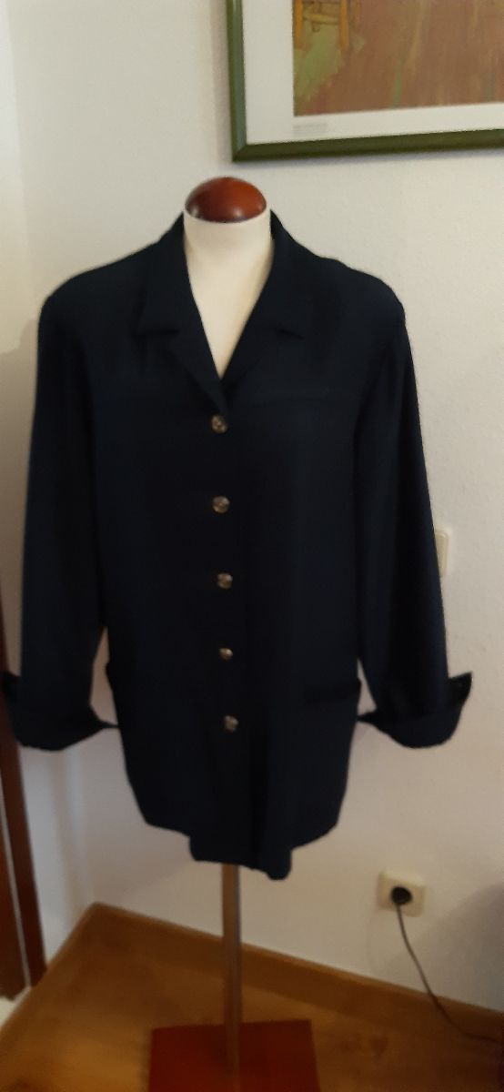 Chaqueta señora azul marino