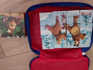 2 puzzle-cubi Masha e Orso