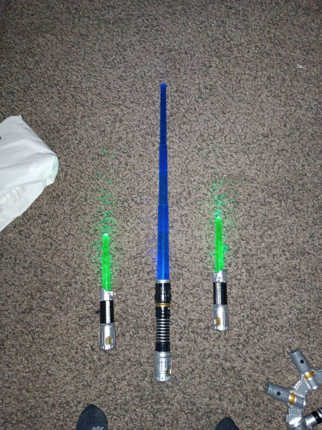 Sables laser maestro jedi