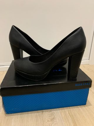 Zapatos negros tacón Marypaz talla 39