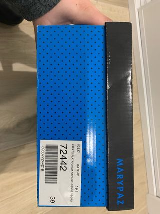 Zapatos negros tacón Marypaz talla 39