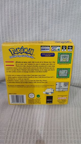 Pokémon edición amarilla ORIGINAL