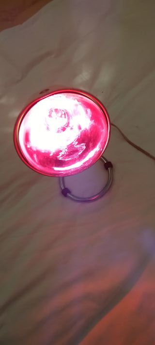 lampada infrarossi vintage