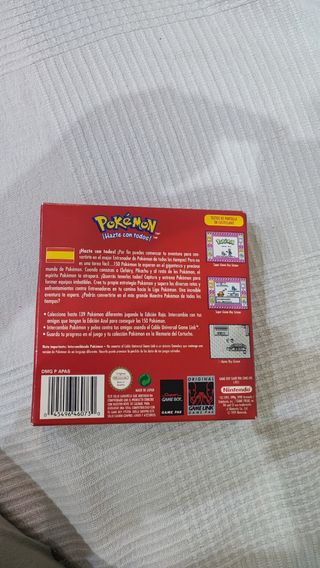 Pokémon edición roja ORIGINAL