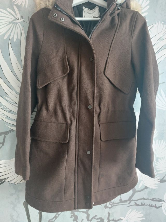 Parka nuevo Paño Verde Oliva. Talla XS