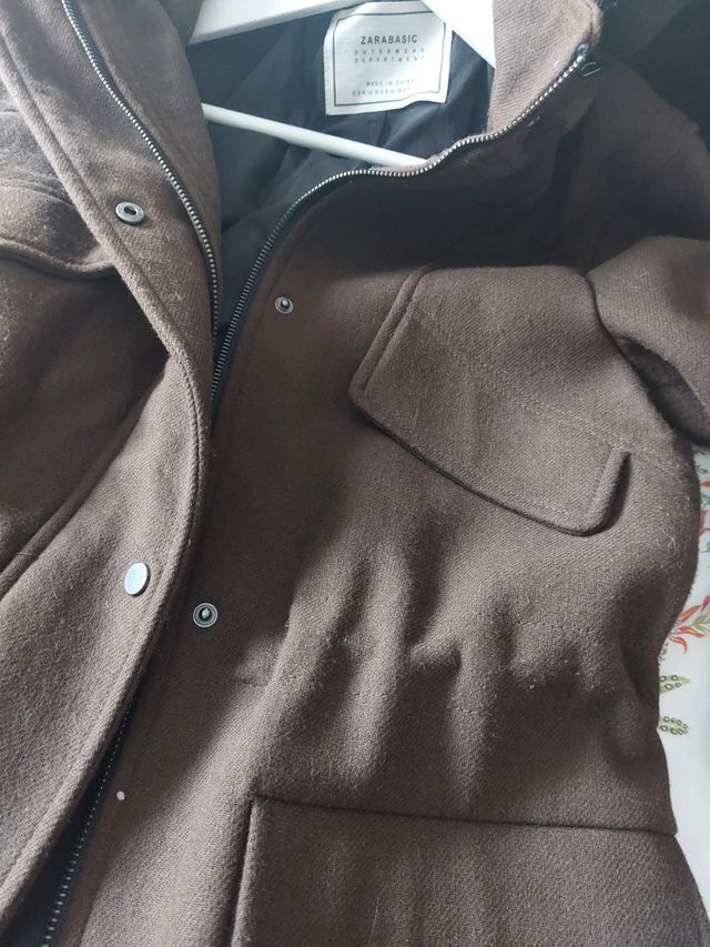 Parka nuevo Paño Verde Oliva. Talla XS