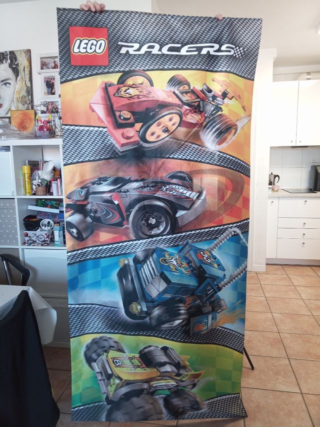 🔴👀BANDERA XXL DE LEGO AÑO 2004👀🔴 ÚNICA!!!!🔴