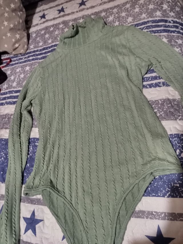 Body manga larga mujer 