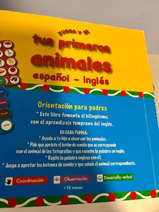 Libro interactivo “Tus primeros animales”