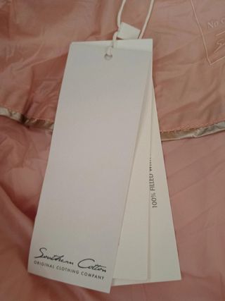 Anorak abrigo chaquetón rosa capucha Corte Inglés