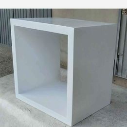 Cubo in legno massello Mensola espositore ripiano