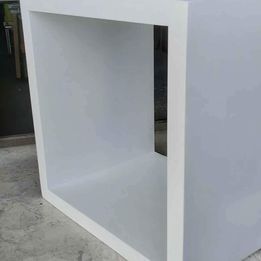 Cubo in legno massello Mensola espositore ripiano