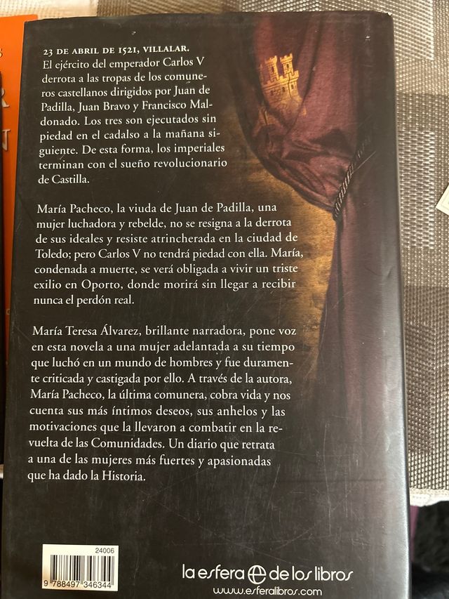 La comunera de Castilla. M Teresa Alvarez