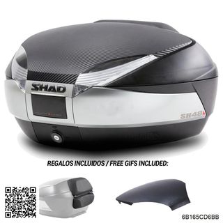 Baul maleta trasera con respaldo y tapa  6B16