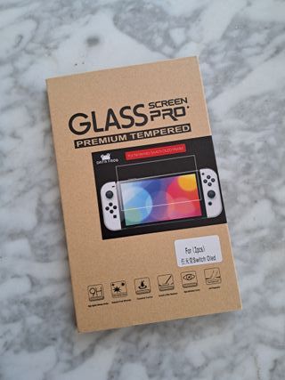 protector de pantalla switch oled x2